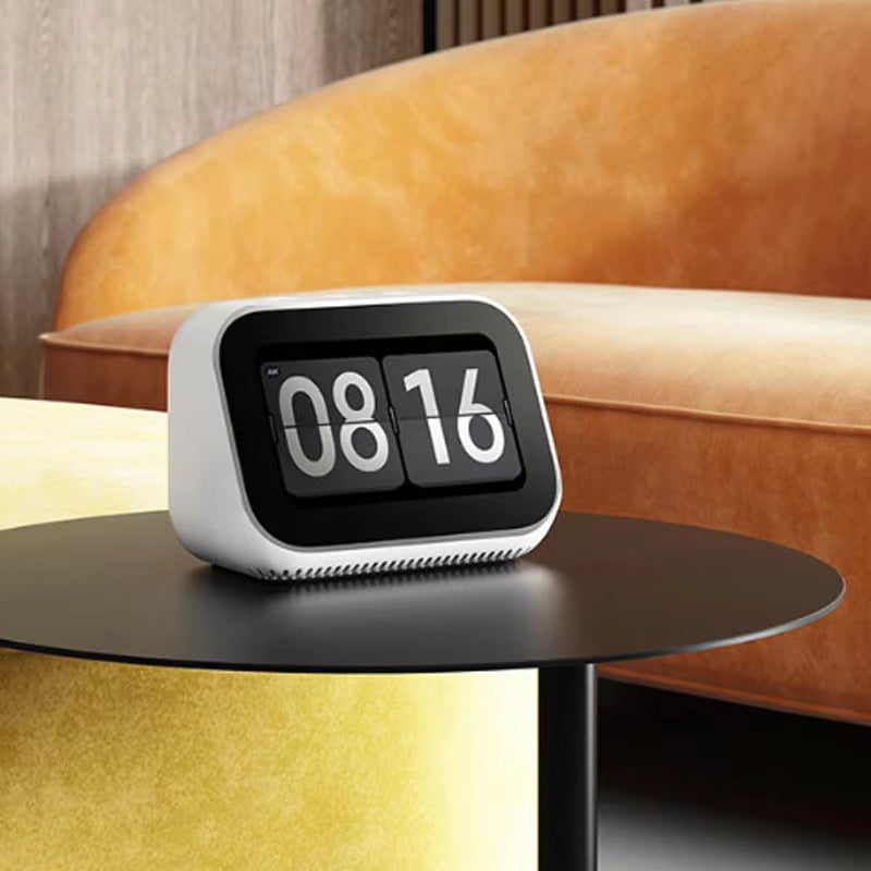 Chinese Version  AI Touch Screen Bluetooth 5.0 Speaker Digital Display Alarm Clock Wifi Smart Connection Mi Speaker