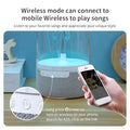 K19 Creative Portable Colorful Jellyfish Lamp Bluetooth Speaker Hifi Stereo 3D Surround Subwoofer Home Theater Sound System