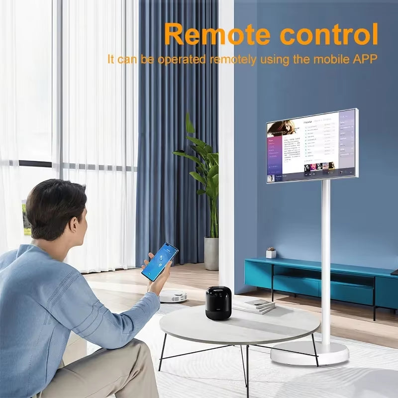 Popular Shenzhen 21.5 Inch Battery-Power Android Lg Stand by Me Tv In-Cell Touch Screen Gym Gaming Live Room Smart Tv