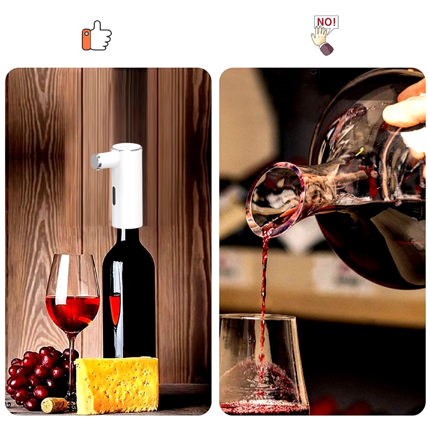Smart Quantitative Alcohol Dispenser Professional High End Whiskey Pump Dispenser Liquor Pump Adjustable Electric Wine Decanter