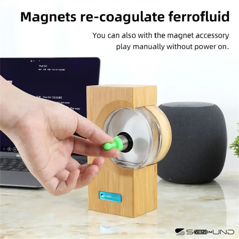 Sound Equipment Motion Sensor Desktop Music Partner Portable Visual Music Sound Touch Wireless Mini Magnetic Fluid Pickup