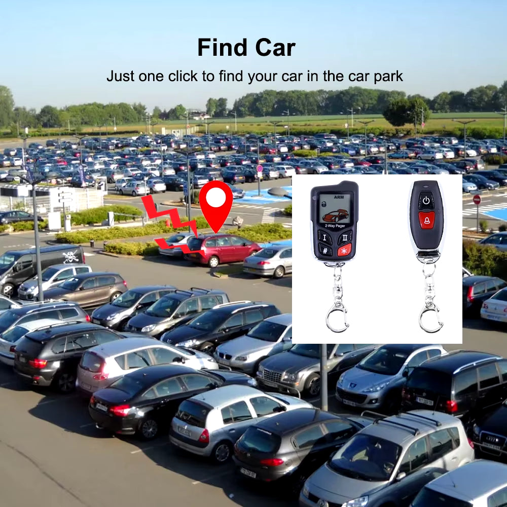 Advanced Wireless Car Alarm System with Two-Way Communication & and anti theft detection.