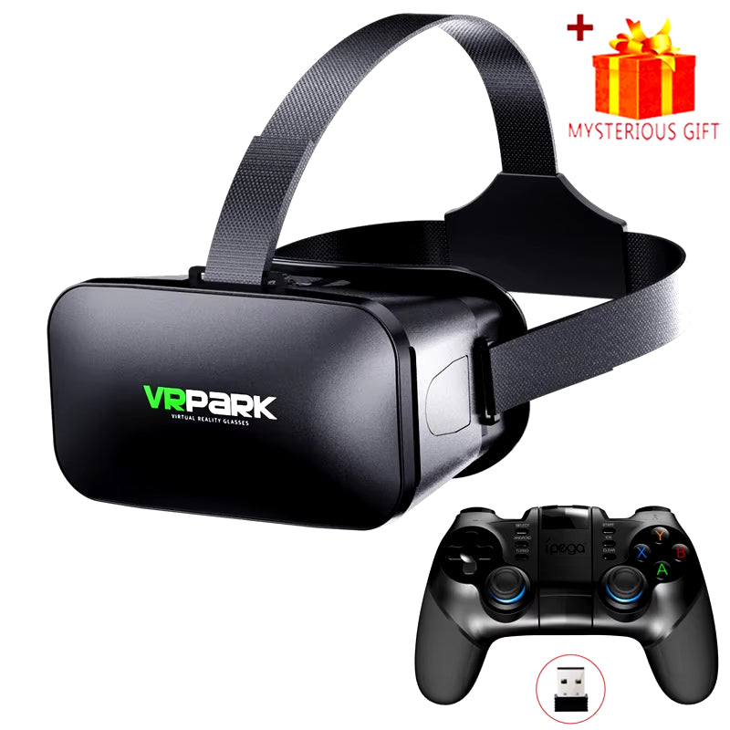 VR Glasses 3D Virtual Reality Headset Helmet for Phone Lenses Goggles Devices Viar Smart Smartphones Controller Cell Game Viewer