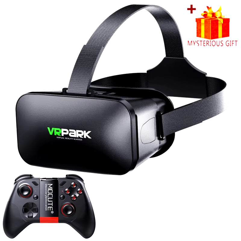 VR Glasses 3D Virtual Reality Headset Helmet for Phone Lenses Goggles Devices Viar Smart Smartphones Controller Cell Game Viewer